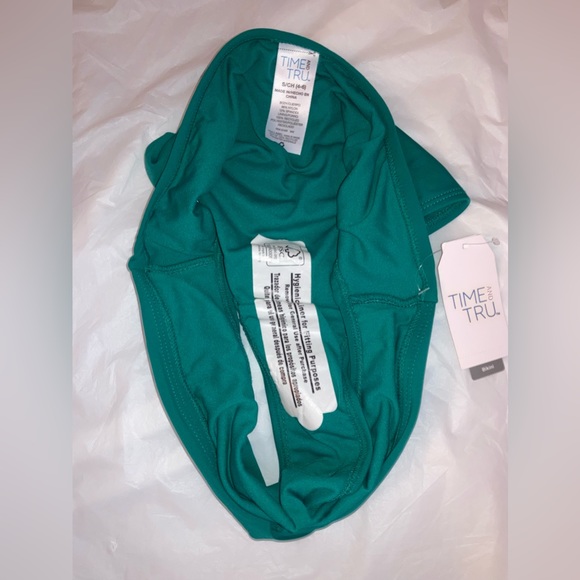 NEW Time & Tru Women’s Green Bikini Bottoms Small Oversized See Measure NWT - Picture 8 of 12